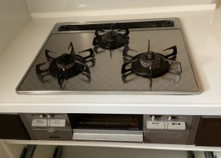 パロマ ビルトインコンロ PD-509WS-60CV-13A 施工前