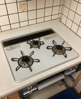 パロマ ビルトインコンロ PD-509WS-60CV-13A-KJ 施工前