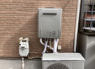 ノーリツ ガス給湯器 GT-C2472SAW-BL-13A-20A 施工後