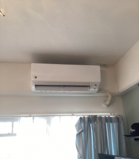 シャープ　ルームエアコン　AY-S22DH-W 施工後