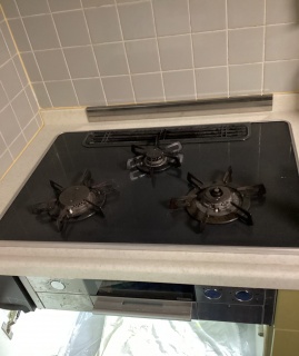 リンナイ ビルトインコンロ RS31W36T2RVW-13A-KJ 施工前