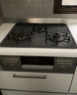 リンナイ ビルトインコンロ RHS72W38M13RCSTW-13A-KJ 施工前