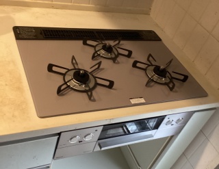 リンナイ ビルトインコンロ RHS71W42J4RSTW-13A 施工後