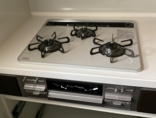 パロマ ビルトインコンロ PD-509WS-60CV-13A 施工後