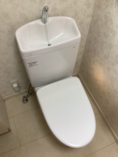 TOTO トイレ TSET-QR3AW-WHI-1 施工後