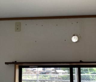 シャープ　ルームエアコン　AIRCON-10-AR-KJ 施工前