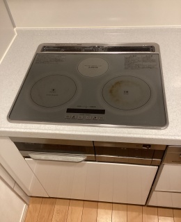 日立　IHクッキングヒーター　HT-N8STF-S-KJ 施工前