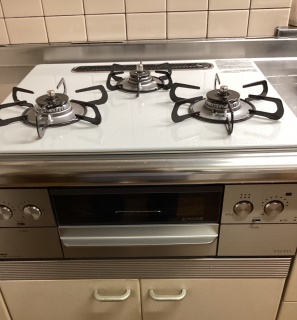 パロマ ビルトインコンロ PD-893WS-U60CV-13A-KJ 施工後