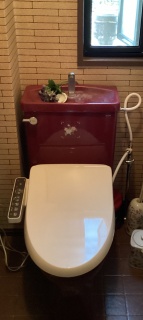 LIXIL　温水洗浄便座　CW-RG10-BN8-KJ 施工後