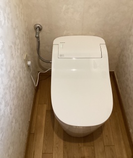 パナソニック　トイレ　TSET-AS1-WHI-R 施工後