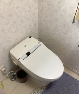 TOTO トイレ TSET-QR3AW-WHI-1 施工前