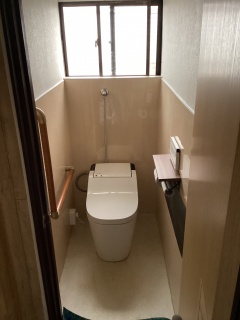 パナソニック　トイレ　TSET-AS1-WHI 施工前