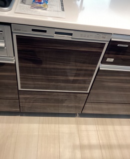 三菱　食器洗い乾燥機　EW-45R2S-KJ 施工後