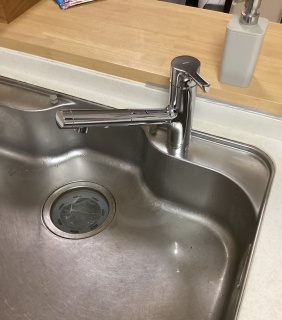 ＴＯＴＯ　キッチン水栓　TKS05305JA-KJ 施工後