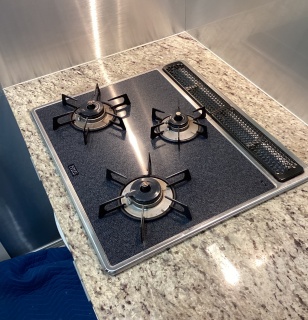 パロマ　ビルトインコンロ　PD-893WT-U60GH-13A-KJ 施工前