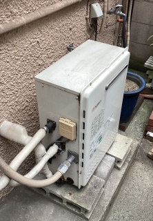 ノーリツ　ガス給湯器　BSET-N4-057R-13A-20A 施工前