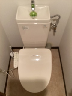 パナソニック　温水洗浄便座　CH951SPF 施工後