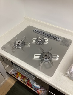 パロマ　ビルトインコンロ　PD-893WT-U60GH-13A-KJ 施工後