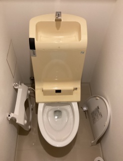 TOTO　トイレ　TSET-QRS1-WHI-1 施工前