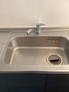 KVK　キッチン水栓　KM5011T 施工前