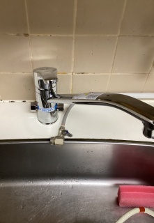 ＩＮＡＸ　キッチン水栓　SF-HB420SYXB 施工後