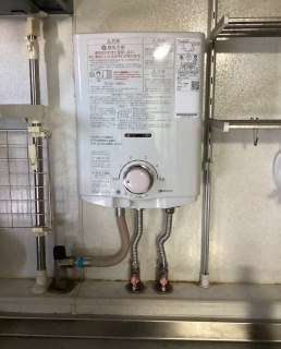 ノーリツ　瞬間湯沸器　GQ-551W-13A 施工後