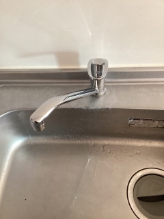 KVK　キッチン水栓　KM5011T 施工後