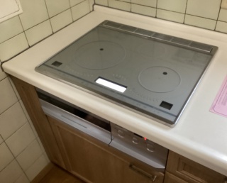 三菱　IHクッキングヒーター　CS-T321VSR-KJ 施工後