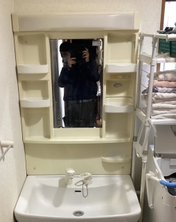 ＴＯＴＯ　洗面化粧台　T-VS-102-75-A-KJ 施工前