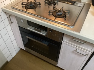 ノーリツ　ガスオーブンレンジ　NDR601CSTK-13A-KJ 施工後