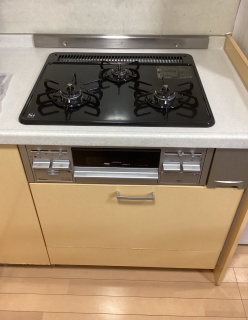 パロマ　ビルトインコンロ　PD-N36S-13A-KJ 施工後