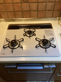 パロマ　ビルトインコンロ　PD-509WS-60CV-13A 施工後