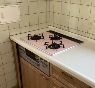 三菱　IHクッキングヒーター　CS-T321VSR-KJ 施工前