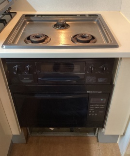 ノーリツ　ビルトインコンロ　N3WV6RWTP1-13A 施工前