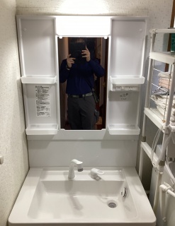 ＴＯＴＯ　洗面化粧台　T-VS-102-75-A-KJ 施工後