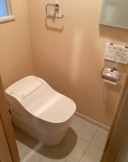 パナソニック　トイレ　TSET-AS2-WHI 施工後