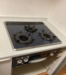 リンナイ　ビルトインコンロ　RS31W35T2DGAVW-13A-KJ 施工前