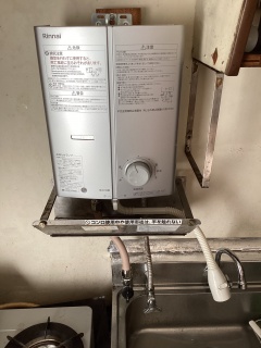 リンナイ　瞬間湯沸器　RUS-V51XTB-SL-13A 施工後