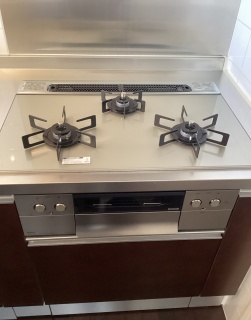 ノーリツ　ビルトインコンロ　N3WU6PWAP2STE-13A-KJ 施工後