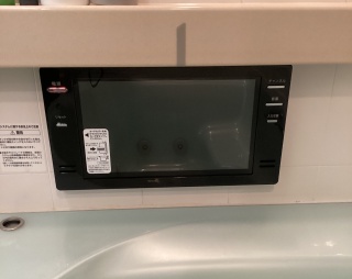 ツインバード　浴室テレビ　VB-BB161B 施工後