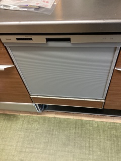 リンナイ　食器洗い乾燥機　RKW-405A-SV 施工後