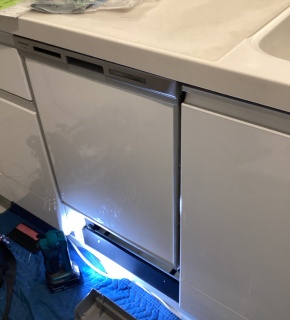 パナソニック　食器洗い乾燥機　NP-45MD9S-KJ 施工後