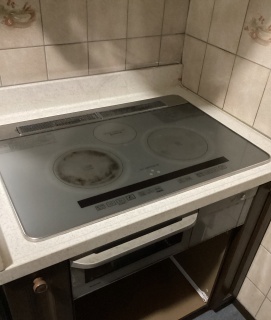 パナソニック　IHクッキングヒーター　KZ-L32AST-KJ 施工前