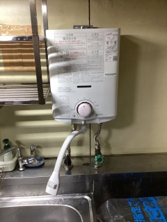 ノーリツ　瞬間湯沸器　GQ-551MW-13A 施工後