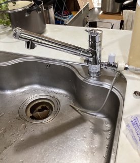 LIXIL　キッチン水栓　JF-AJ461SYXB-JW-KJ 施工後