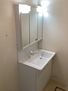 ＴＯＴＯ　洗面化粧台　T-VS-144-75-A-KJ 施工後