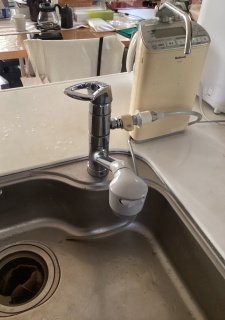 LIXIL　キッチン水栓　JF-AJ461SYXB-JW-KJ 施工前