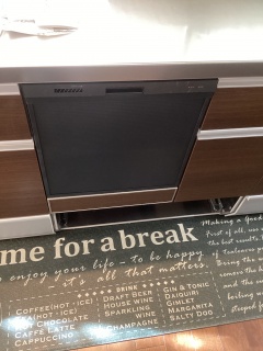 クリナップ　食器洗い乾燥機　ZWPP45R21ADK-E 施工後