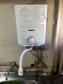 パロマ　瞬間湯沸器　PH-5BN-13A 施工後