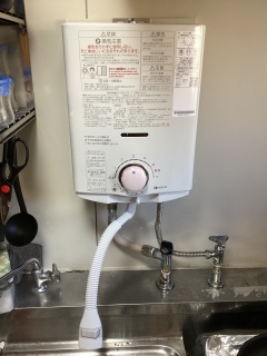 ノーリツ　瞬間湯沸器　GQ-551MWK-13A 施工後